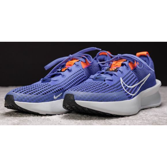 Nike Interact Run Road Astronomy Blue Platinum Running Shoes Mens 11 FD2291-404 - Picture 9 of 13